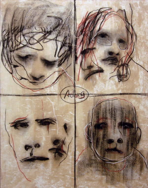 Untitled 94.5cm×74.5cm Mixed Materials 2007