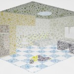 "Bathroom" 140cm×200cm Acrylic on Cotton 2008