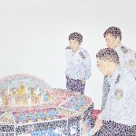 "Cyber Image NO.1" 140cm×180cm Acrylic on Cotton 2010