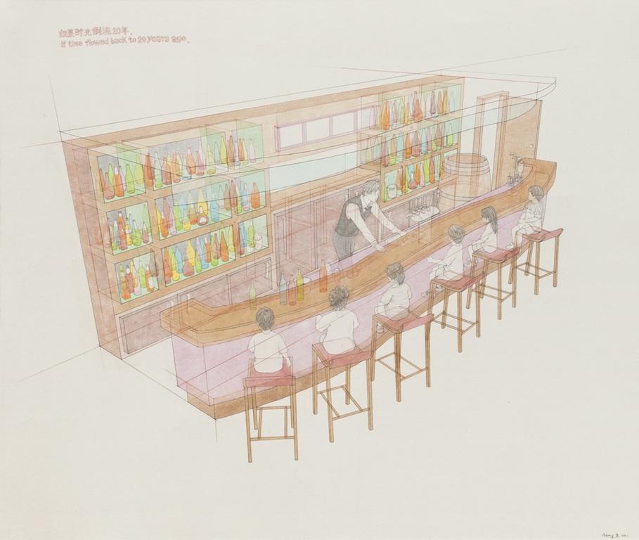 "If Time Flowed Back To 20 Years Ago" 110×130cm 2011