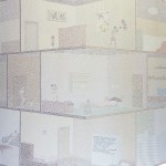 "Apartment NO.6"  165cm×130cm Acrylic on Paper 2007