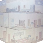 "Apartment NO.7"  165cm×130cm Acrylic on Paper 2007