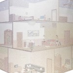 "Apartment NO.8"  165cm×130cm Acrylic on Paper 2007