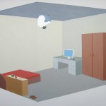 "Upside Down No.2" 75cm×95cm Acrylic on Canvas 2008