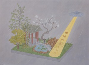 “Oh,They Took My Dog” 110cm×150cm Acrylic on Canvas 2012