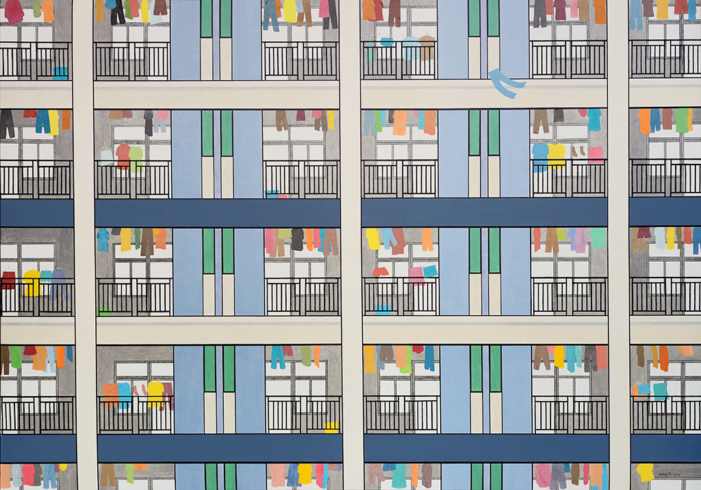 Dorm of F Factory 140cm×200cm Mixed Media 2014