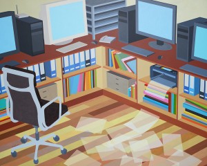 Working Space 120cm×150cm Acrylic on Canvas 2014