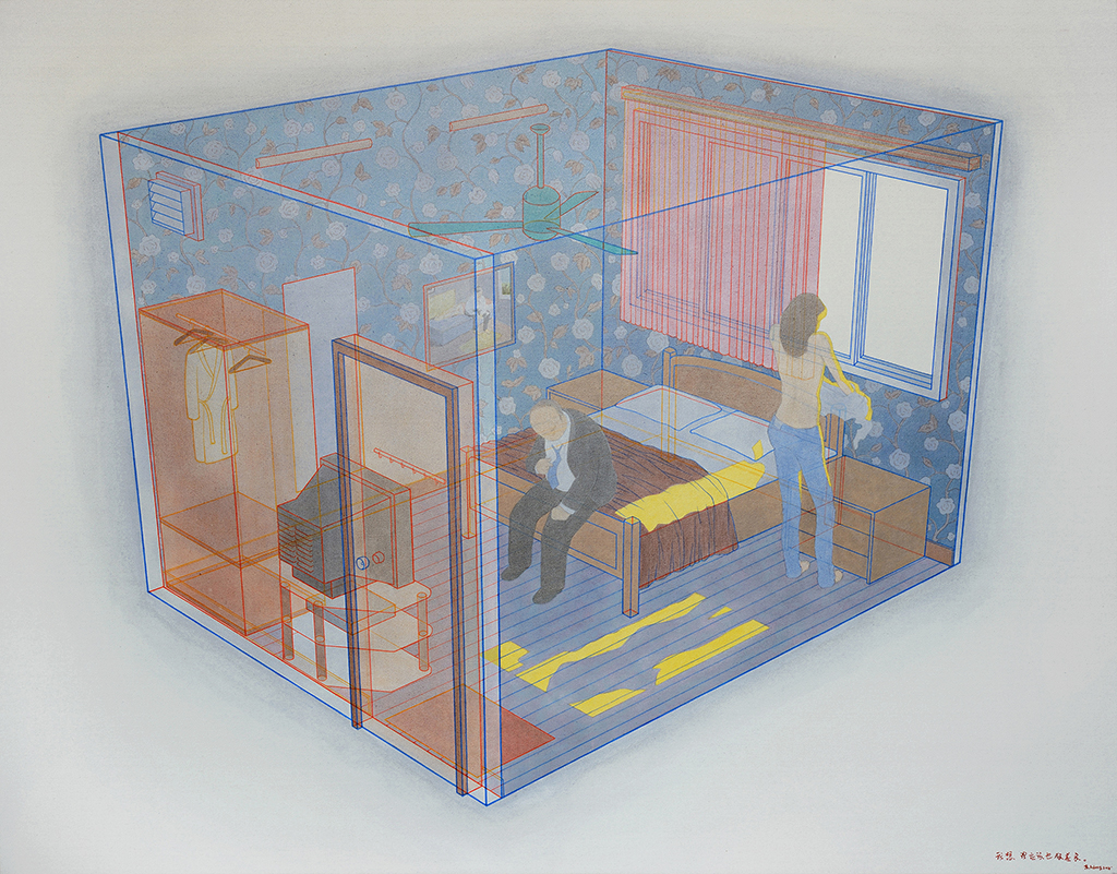 At A Loss For Words 140cm×180cm Acrylic on Canvas 2014