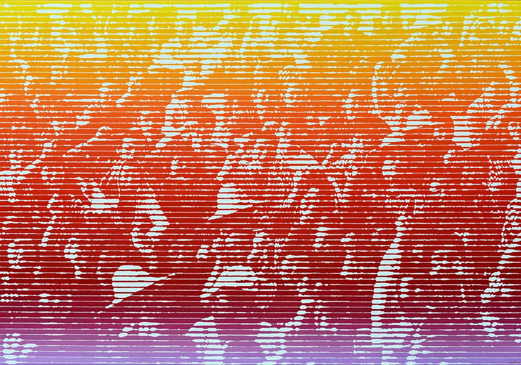 Heat Wave 140cm×200cm Acrylic on Canvas 2015
